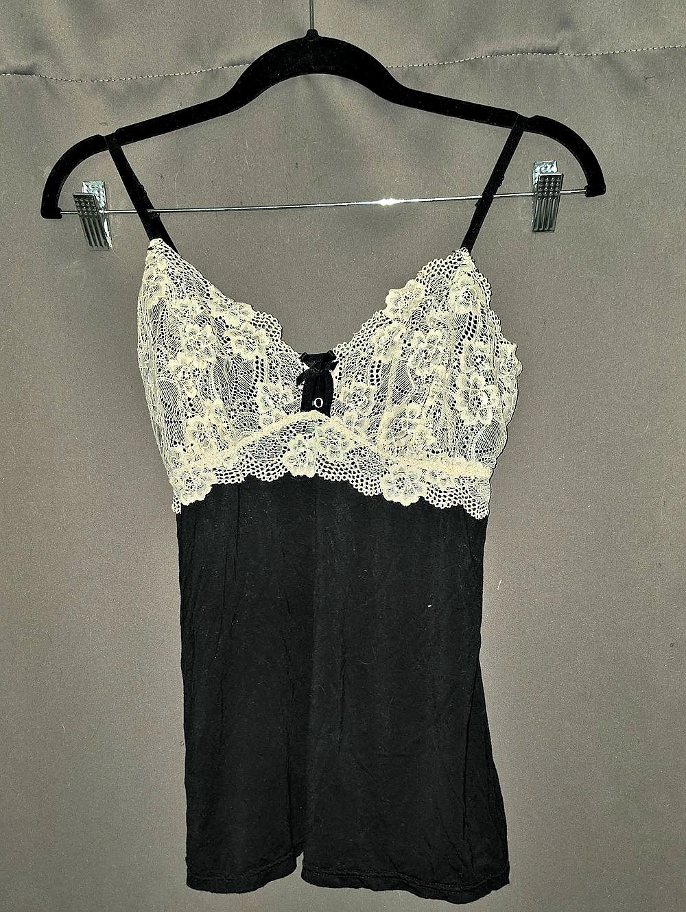 Adore Me Black Lace Chemise